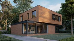 a hybrid modern house with a brick groun W6u8dgGXQnexoNRFIeHASw mK SRLUATEaZNQXlaSNu1A