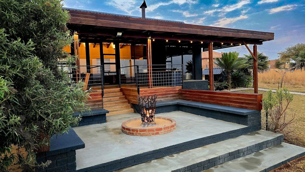 Green Block Timber Home