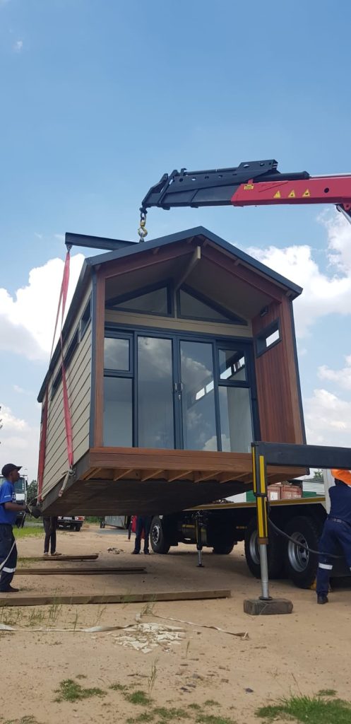 Green Block Timber Home